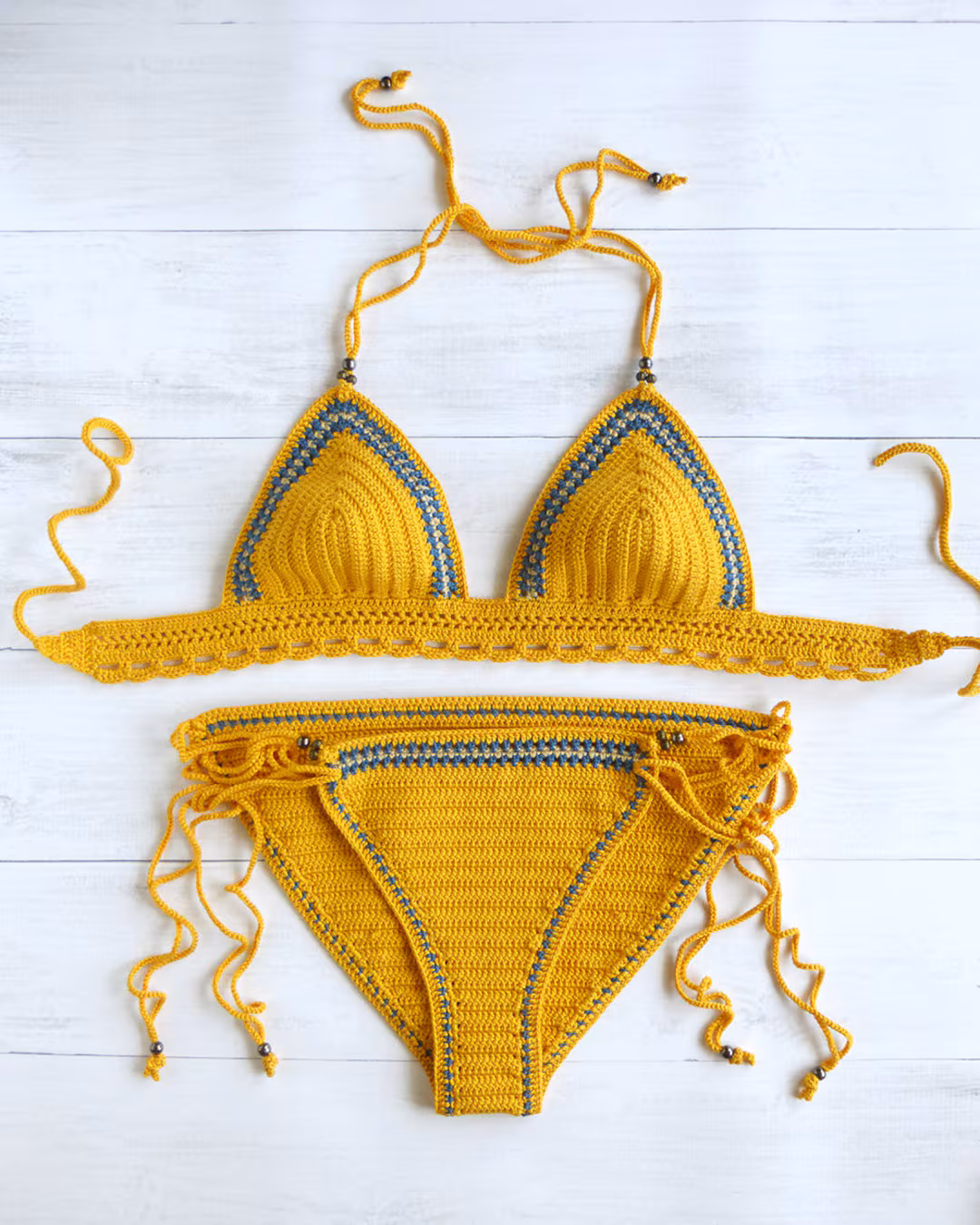 The Yellow Crochet Set: Why Wearing Sunshine Requires Holes