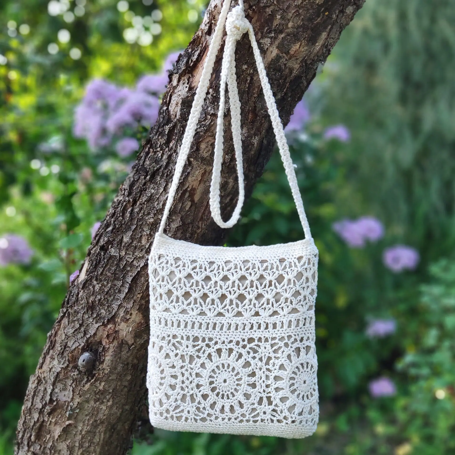 Crochet summer small bag pattern Crochet handmade tutorial