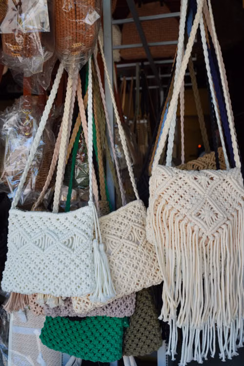Handmade Crochet Bags: Vibrant Vietnamese Craft · Free Stock Photo