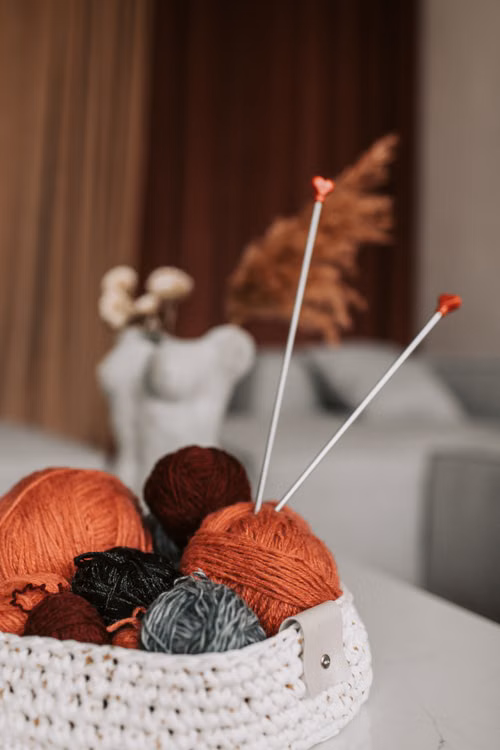 Crochet Baskets Photo