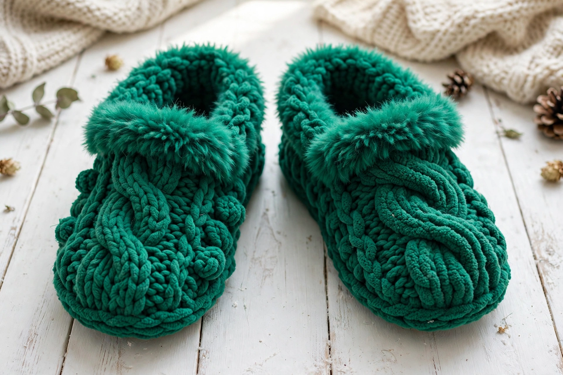 The Knitted Slippers That Hug Your Feet Before You Ask